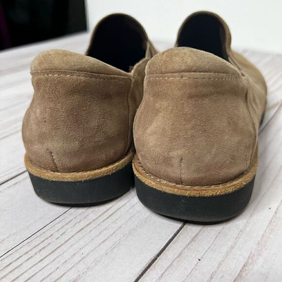 VANELi Taupe Brown Suede Leather Slip On Loafers WIDE - Picture 6 of 9